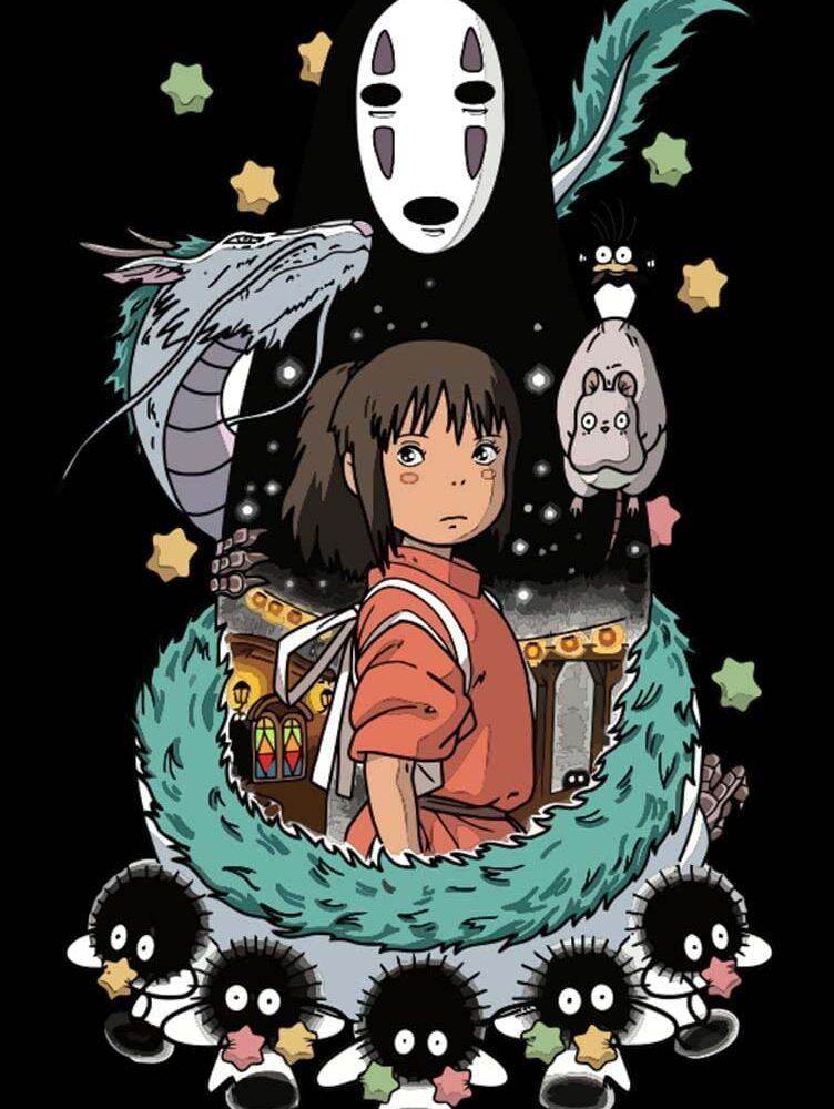 Camiseta Personalizada Estudio Ghibli modelo 1