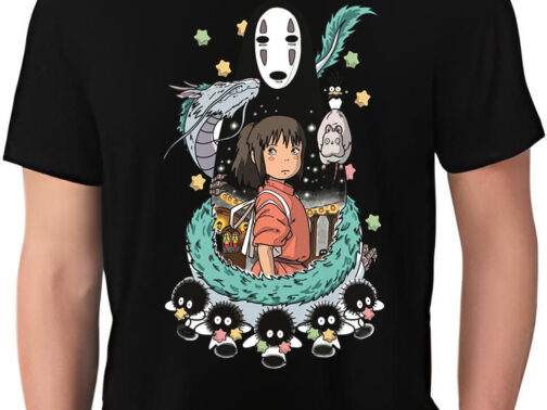 Camiseta Personalizada Estudio Ghibli modelo 1