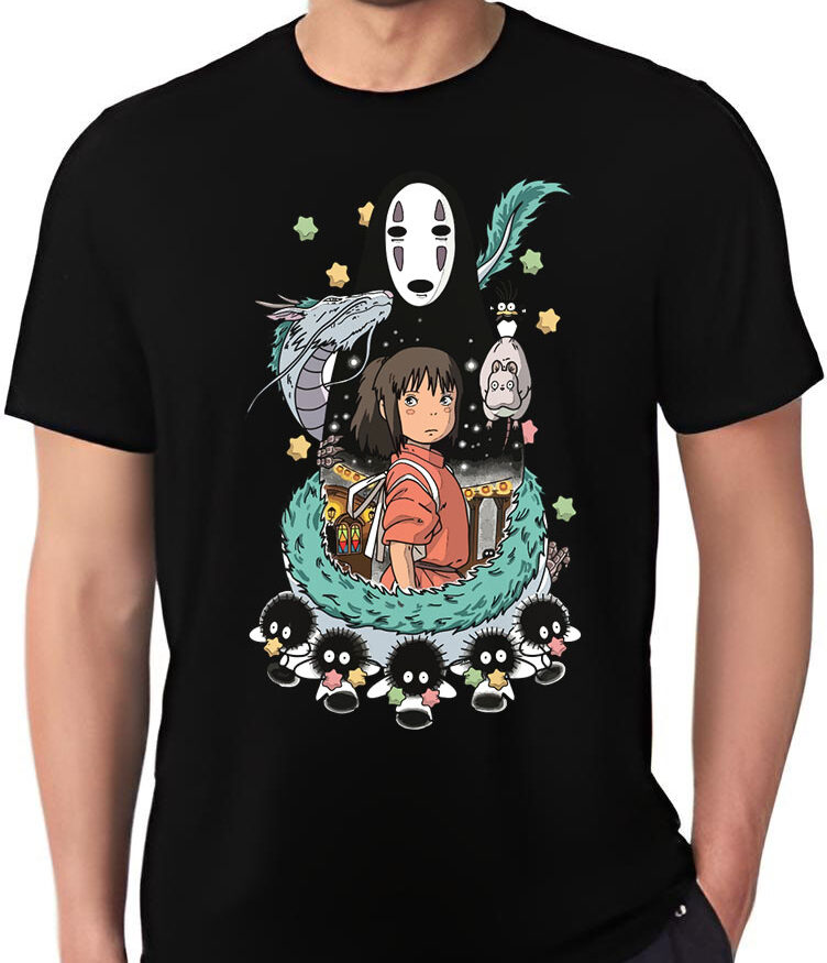 Camiseta Personalizada Estudio Ghibli modelo 1