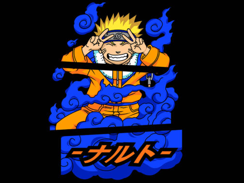 Camiseta Naruto Uzamaki