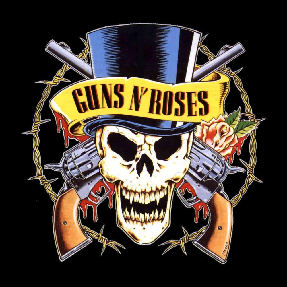 Camiseta Guns N' Roses con Logo de Calavera