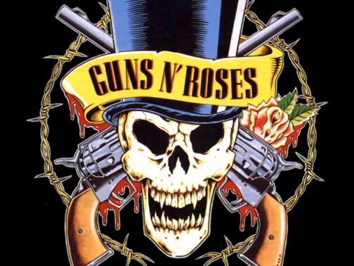 Camiseta Guns N' Roses con Logo de Calavera