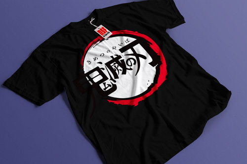 camisetas kimetsu no Yaiba