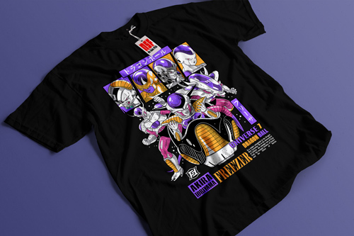 Camiseta Freezer Evolutions