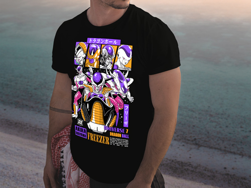 Camiseta Freezer Evolutions