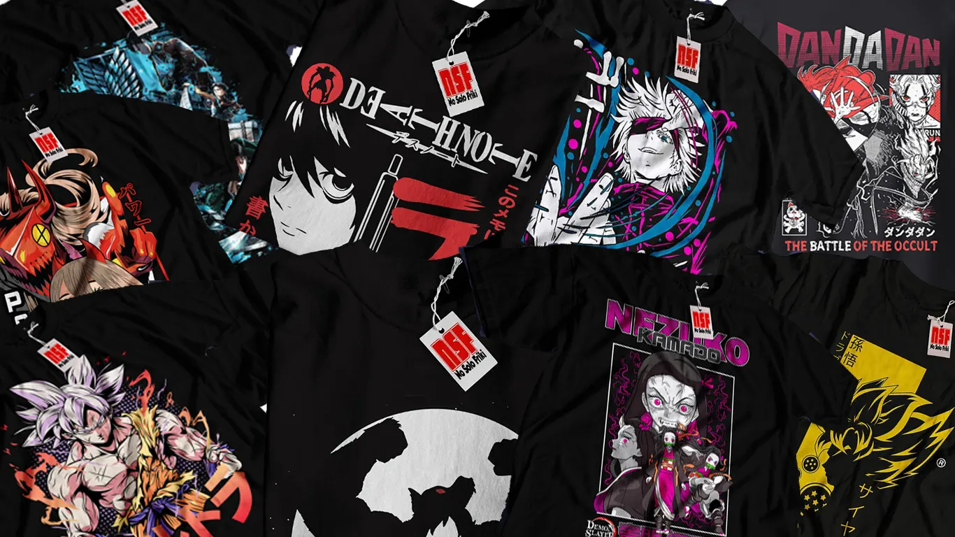 camiseta de anime