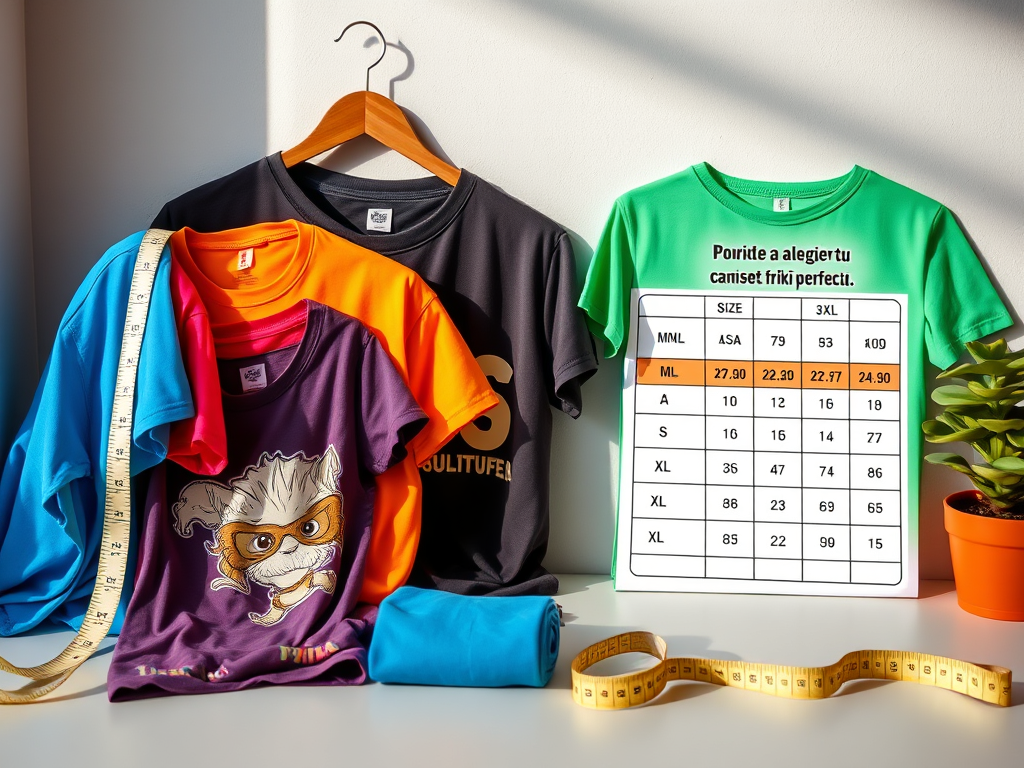 Guía de tallas para elegir tu camiseta friki perfecta