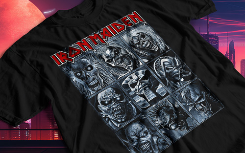 camiseta iron maiden