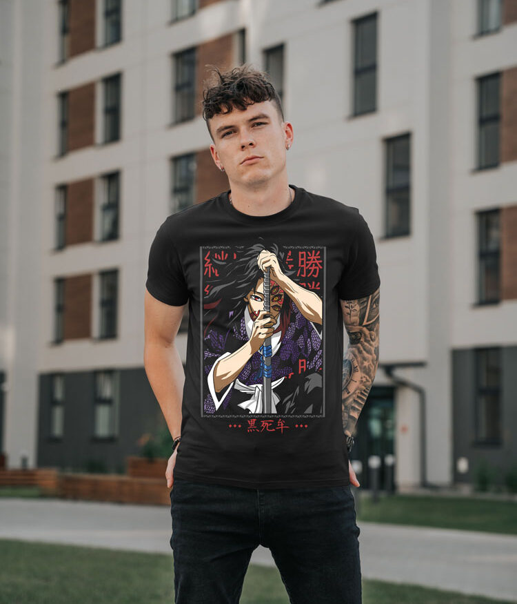 🖤 Camiseta Demon Slayer – Kokushibo-2