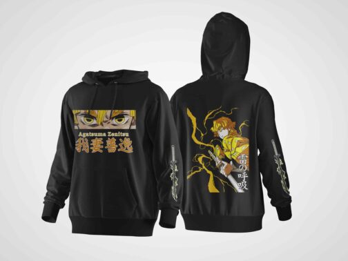 ⚡ Sudadera Personalizada Demon Slayer – Zenitsu-1