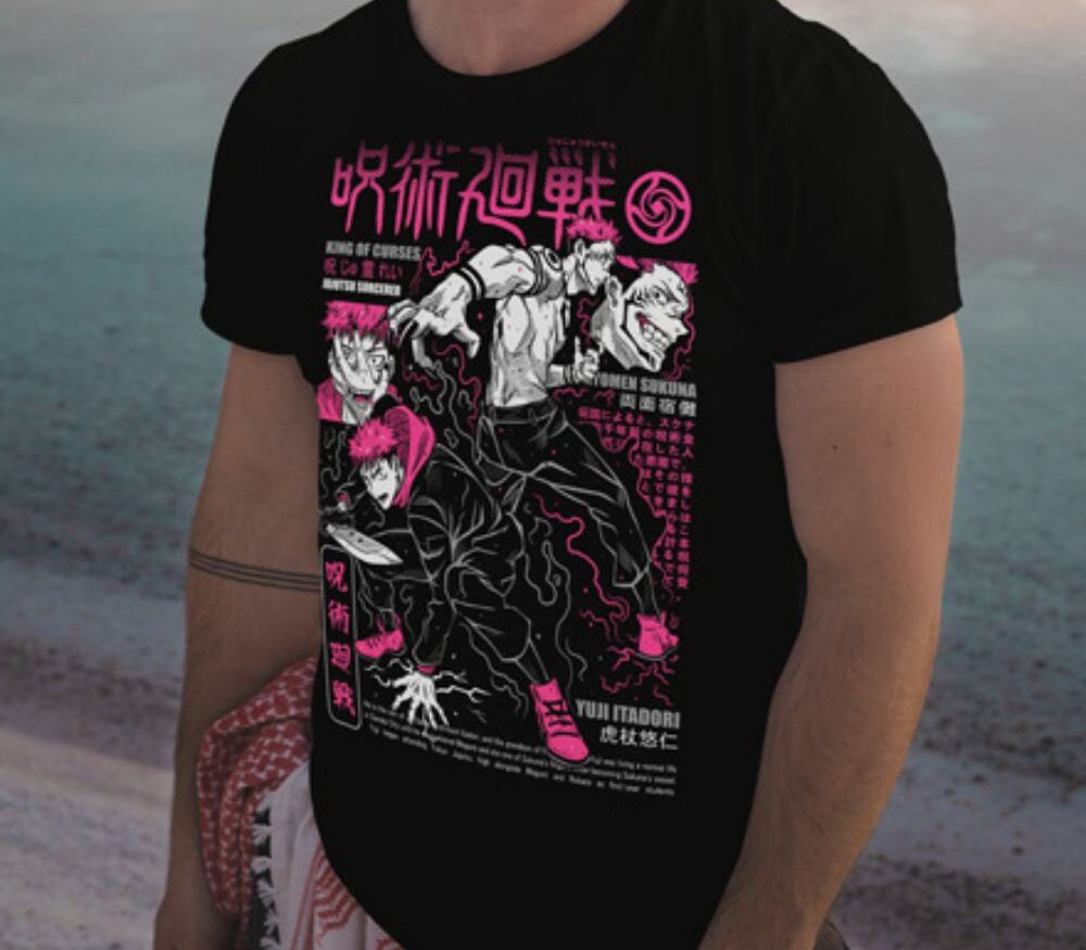 Camiseta Jujutsu Kaisen – Itadori x Sukuna 1
