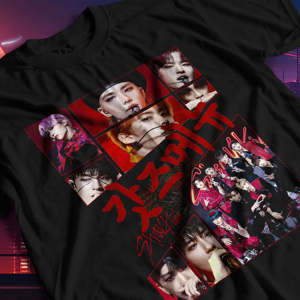camiseta K-pop Stray Kids