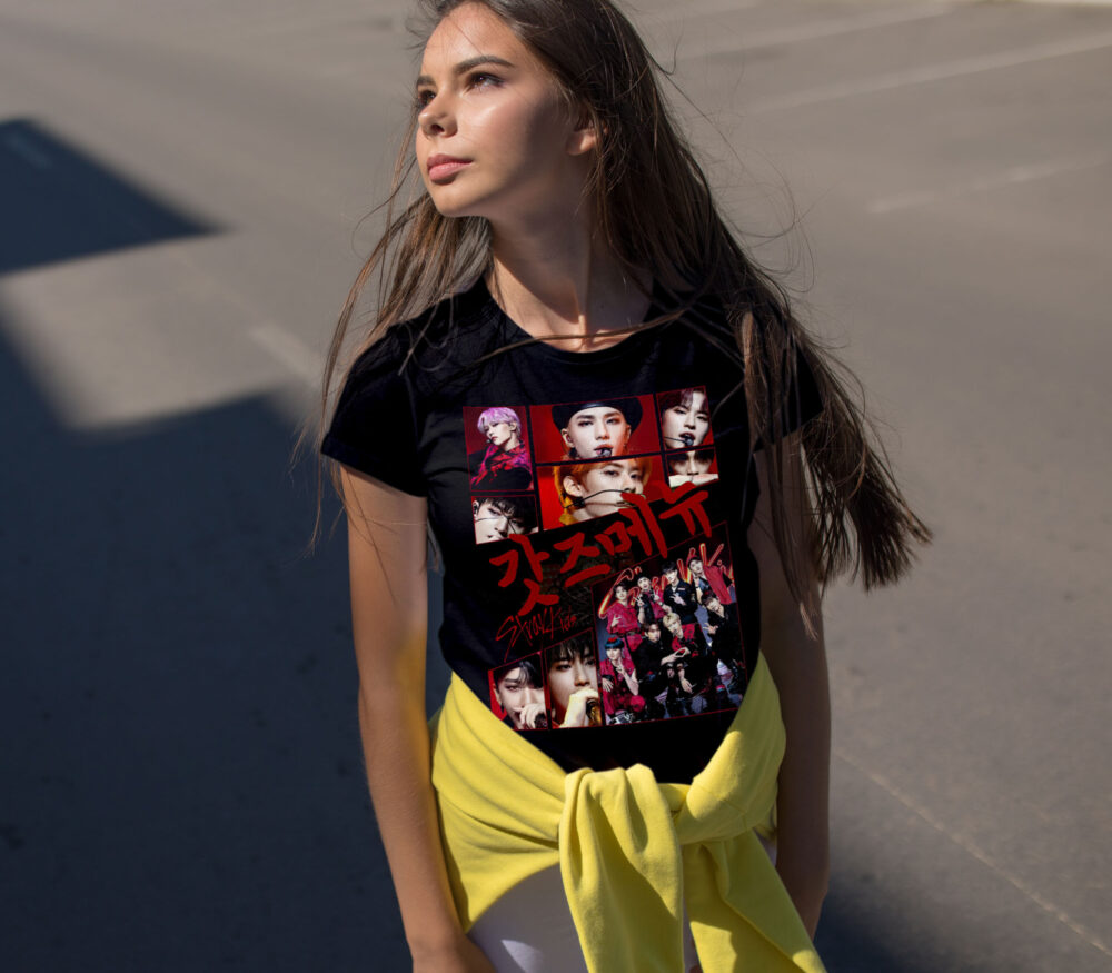 camiseta K-pop Stray Kids