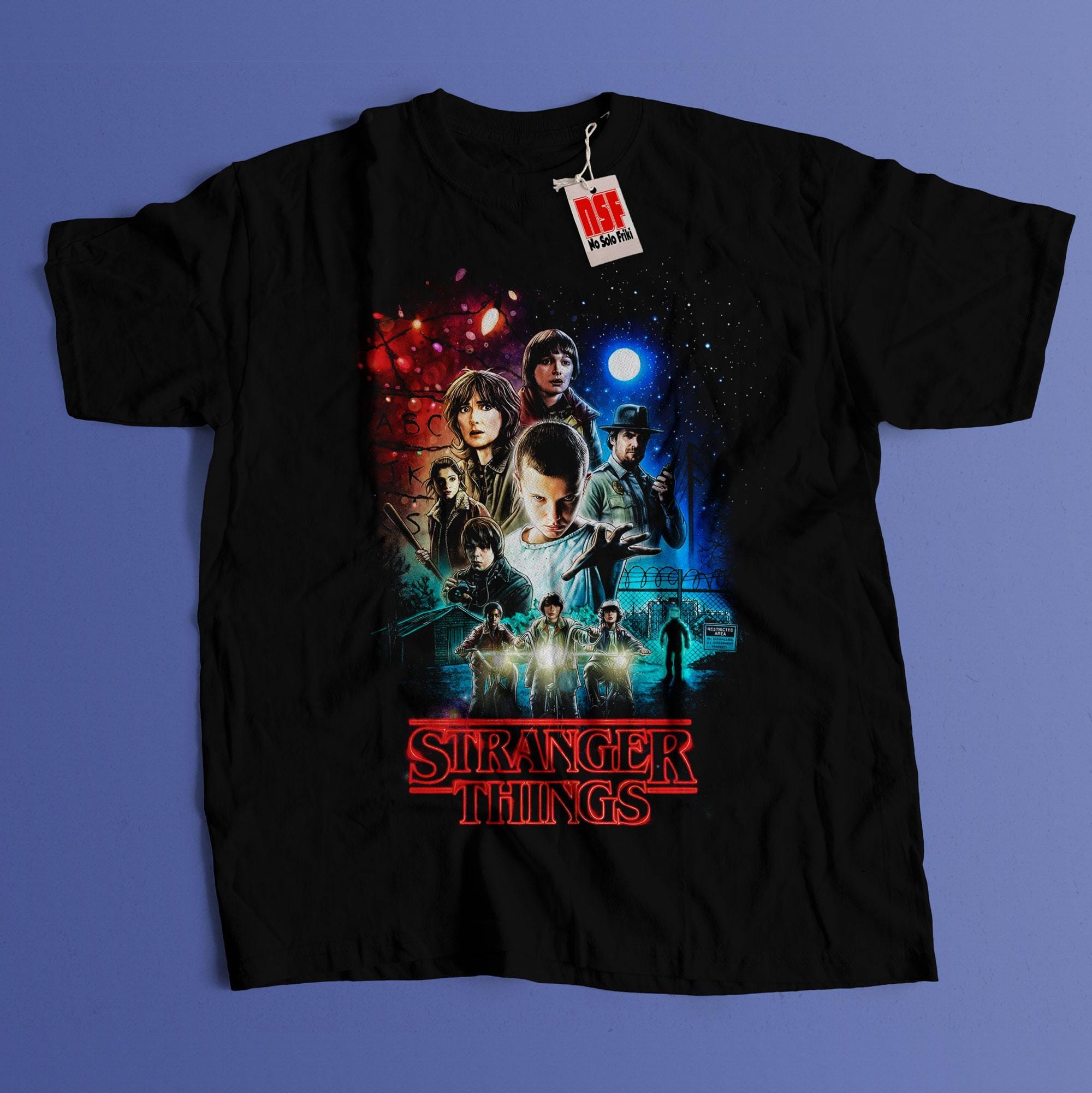 Camiseta Stranger Things – Eleven y el Origen del Caos | Diseño Retro Épico - Imagen 2