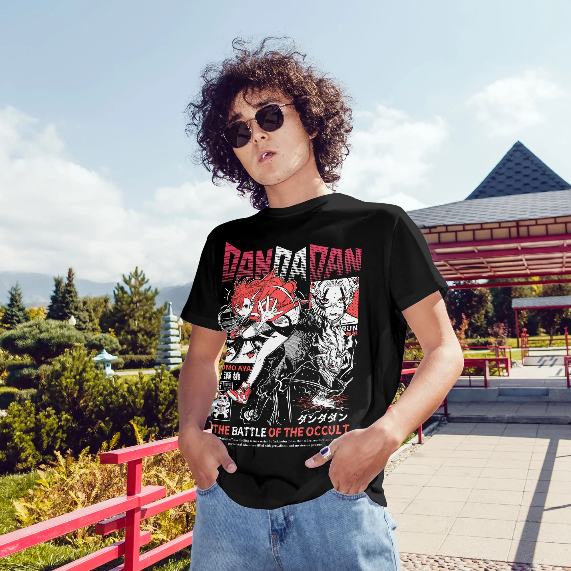 Camiseta "Dandadan Retro Neon Style" – Dandadan Urban Style - Imagen 2